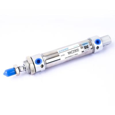 China Factory Hot Sale MAC Series Stainless Steel Mini Pneumatic Cylinder for sale