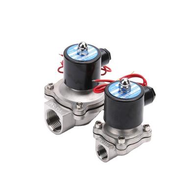 China General Hot sale 2S030-08 Stainless steel solenoid valve hydraulic water control irrigation high pressure electric solenoid valve for sale