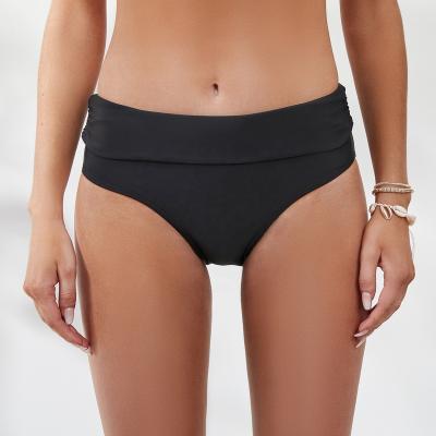 China 2022 Fashion Women's High Quality Brief Wholesale Breathable Beach Wear Stretchy Women's Sexy Flipped Bikini Shorts for sale