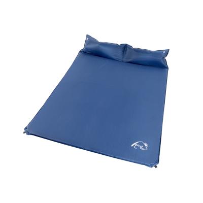 China Wholesale Outdoor Lightweight Self Inflating Camping Double Mat Waterproof PVC Sleeping Pad for sale