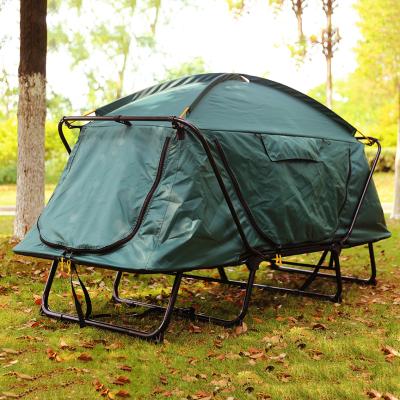 China Heavy Waterproof 1-2 Person Bed Driving Outdoor Traveling Camping Folding Tent UV-Resistant for sale