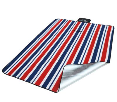 China Wholesale High Quality Ultralight Aluminum Film Fleece Folding Outdoor Picnic Mat for sale