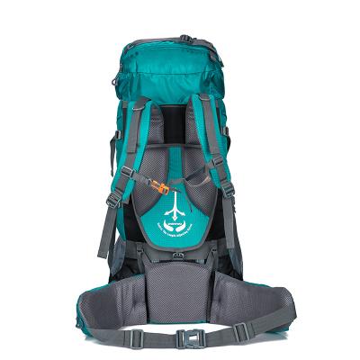 China 80L Waterproof Camping Hiking Backpacks Outdoor Big Bag Nylon Sport Travel Backpack for sale