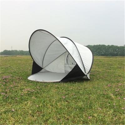 China Straight Tying Type Outdoor Camping Pop Up Eco-Friendly Fabric Beach Tent Sun Shade Touch UV30+ Quick Open Sun Shelter Summer Tent for sale