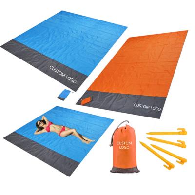 China Waterproof Outdoor Folding Sand Picnic Blanket Mat For Recycled Beach Mat for sale