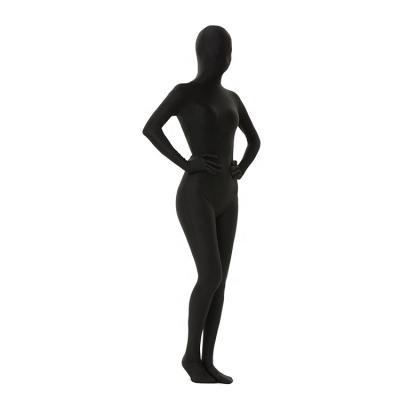 China High Quality Black Lycra Spandex Zentai Jumpsuit Tights Performance Cosplay Costume Full Bodysuit Unisex for sale