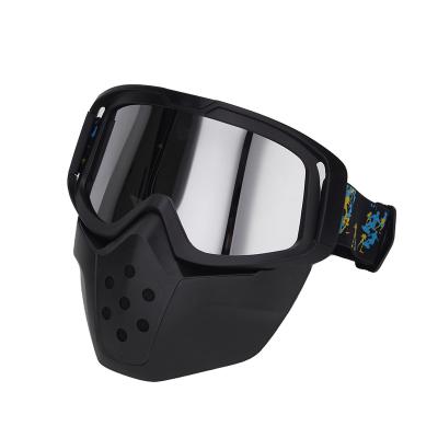 China Anti UV Outdoor Sports Removable Motorcycle Goggles Anti UV Windproof Glasses for sale