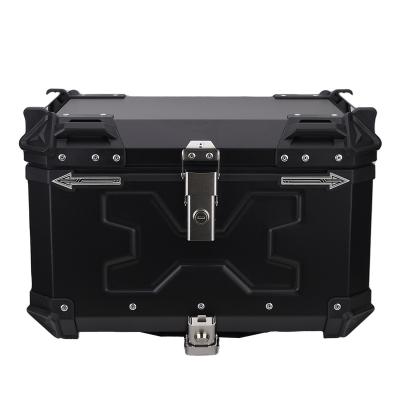 China Motorcycle Travel Style 50L Motorcycle Tail Box Luggage Box Aluminum Alloy Multifunctional High Capacity New Waterproof for sale