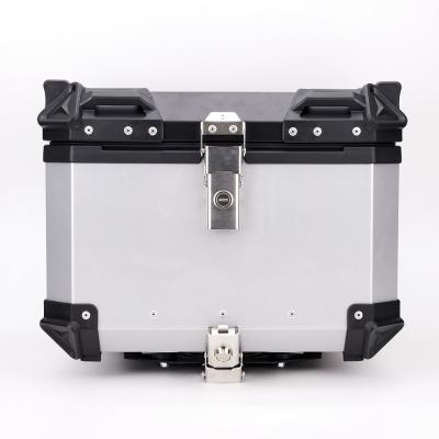 China Motorcycle Travel Motorcycle Tail Box Aluminum Magnesium Alloy High Capacity Waterproof Dustproof for sale