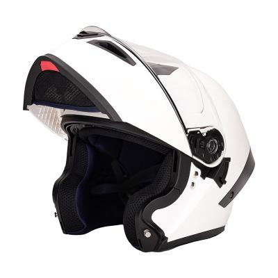 China Wholesale Customizable Flip Up Motorcycle Helmet Road Double Durable Cross Lens Fog Light for sale