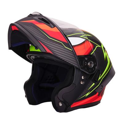 China High Safety ABS Material ABS Flip Up Full Face Helmets For Motorcycle Cheap Price S/m/l/xl Black Safe Driving for sale