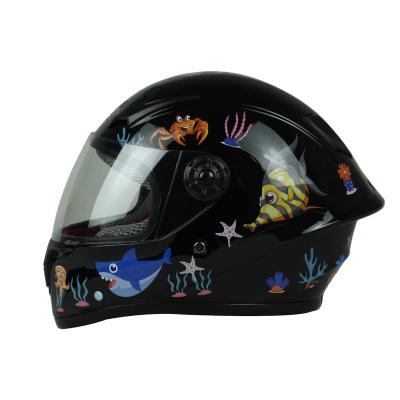 China High Safety Factory Motorcycle Full Face Hot Selling Helmet For Unisex Child Kid Children Outdoor Activities Universal for sale