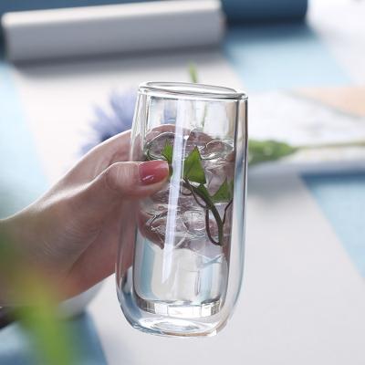 China Wholesale High Quality Sustainable Double Layer High Borosilicate Glass Manufacturer 80ml 150ml 450ml Mug for sale