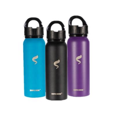 China High Quality PORTABLE 750ml Stainless Steel Sports Thermos Kettle Drinks Water Bottle for sale