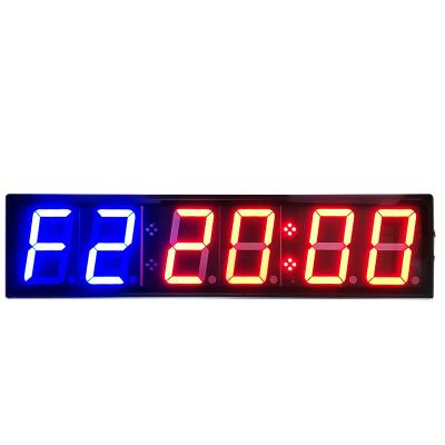 China Indoor Figure 6 5 Inch Led Interval Crossfit Gym Training Timer Muscle Driver for sale