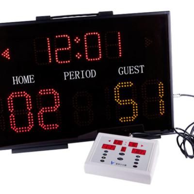 China ABS LED electronic basketball football display score board, ledbasketball scoreboard with LED for sale