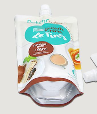 China Baby Food Moisture Proof Package Bags Liquid Packaging Bag Reusable Food Spout Pouch for sale