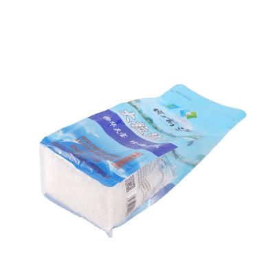 China Professional Food Supply Customized Stand Up Side Seal 3 Bag Body Salt Packaging for sale