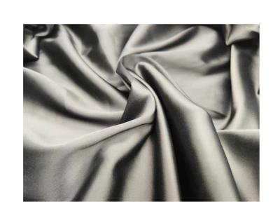 China 50D*75D Fabric 50D*75D Satin Fabric High Quality Smooth Shiny Lightweight Polyester Bridal Satin Ready To Ship For Bed Sheets for sale