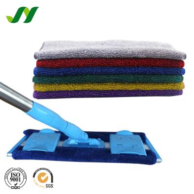 China 95% Special Offer High Quality Viscose Rayon Polyester Cleaning Microfiber Floor Mop Cloth for sale