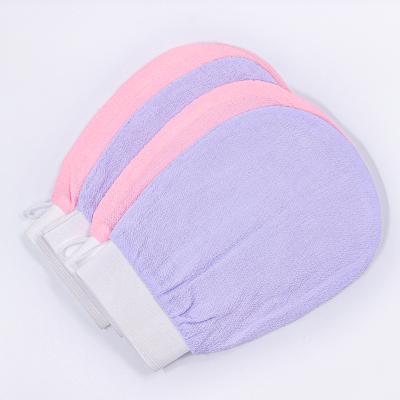 China New Design Private Label Beauty Mitt Bath Shower Deep Scrub Cloth Gloves for sale