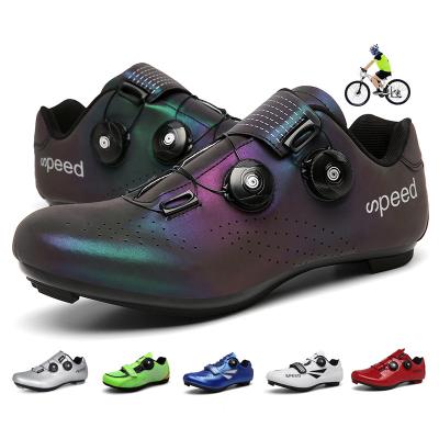 China Amazon Hot Sale Spinning Outdoor Cycling Shoes With Cleat Compatible Shoes Cycling Wear Delta Lock Pedal Bike Shoes for sale