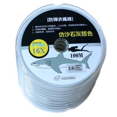 China High strength good quality fishing line pe braided fluorocarbon fishing line for sale