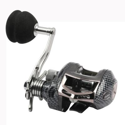 China Factory price 6.3:1 interchangeable baitcasting fishing reel 0.235mm-180m left to right 0.285mm-130m 0.33mm-90m for sale