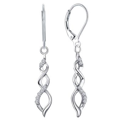 China Other Yiwu Meise LMY425 Stainless Steel With Zircon Dangle Earrings for sale