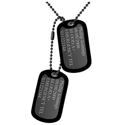 China Meise Personalized Europe Yiwu Dog Tags Necklace For Men Military Custom Personalized Army Dog Tag Memory Jewelry for sale