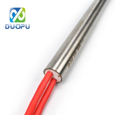 China DuoPu Hotels Customized Cartridge 1000w Heater Insertion Single 3580mm High Density Tube With Knurled For Mold Machine for sale