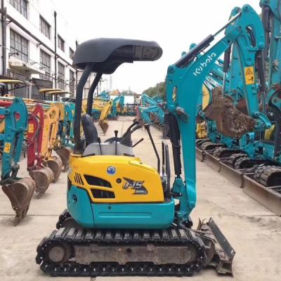 China Construction worksÂ   Japan Original Made Kub0ta Brand Little Labor Hours Model 15 Mini Micro Used Hydraulic Excavator Digger For Sale for sale