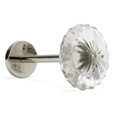 China Crystal Glass Curtain Rod Hooks for sale