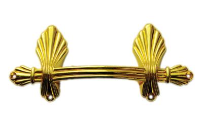 China ZINC Burial Casket Handle Die Casting  Gold color Funeral Accessories and Hardware for sale