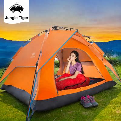 China Easy Set Up Automatic Pop Up Camping Tent Easy Setup 3 To 4 Person Family Instant Camping Tent for sale