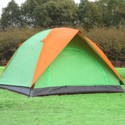 China Type three room extended camping tent for single family fishing waterproof outdoor cheap automatic 2 man tent for sale