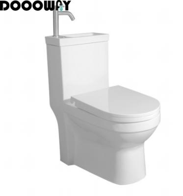 China Double-Flow High Grade Ceramic Siphonic Sanitary Ware Dual Flush Toilet Seat With Ceramic Basin for sale