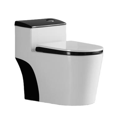 China Inodoros Flush Black White Double Flush Double Flush Modern Bathroom Toilet Bowls for sale