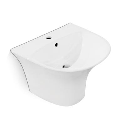 China Popular design of ceramic ceramic washbasin basin for bathroom for sale