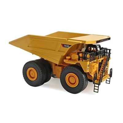 China Toy High Quality Diecast Metal Truck Model Custom 19cm Diecast Mining Dump Truck Model For Gift for sale