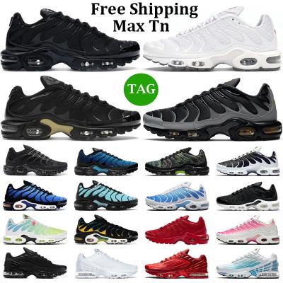 China Hotsale fashion trend tn plus 3 tn 3 men women running shoes triple hyper blue mens tra Wolf Gray Pink Fade Silver Red volt black white barely for sale