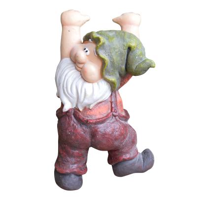 China Europe Polyresin Funny Garden Ornamental Gnome for sale