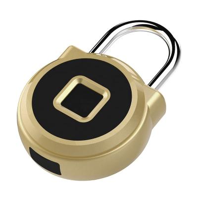 China Widely Used Smart Padlock Keyless Biometric Fingerprint Padlock APP Open Fingerprint Locker Suitable For Gym Sports School for sale