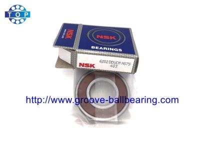 China Original 6202 Ddu Radial Roller Bearing 15 X 35 X 11mm Grease & Oil Lubrication for sale