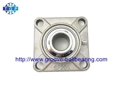 China Stainless Steel SUCF205-16 Mounted 1 Inch Pillow Block Bearing 4 Bolt Flange Bearing Plummer Block for sale