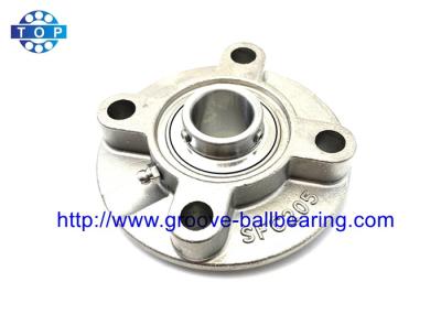 China Four Bolt Flange SUCFC205 Pillow Block Bearing UCFC205 Flange Bearing Stainless Steel for sale