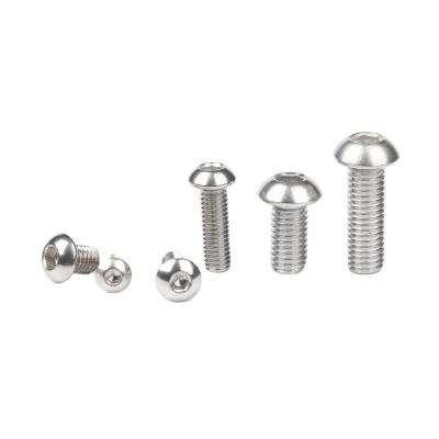 China INCH Measurement System Stainless Steel Furniture Screw Nuts Hexagonal Flat Head Screws Allen Bolts M5 M6 M8 with ZINC Finish for sale