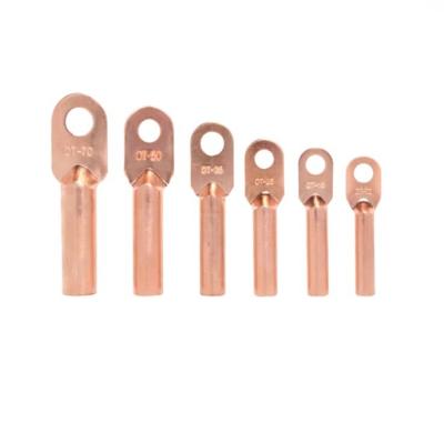 China High Temperature Ring Terminal DL-95 for Automotive Brass Two Hole Type Copper Terminal Cable Lug Sale Coated Tin for sale