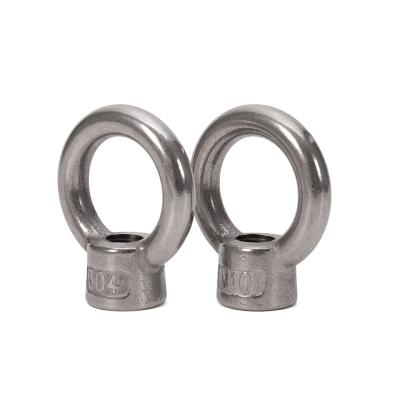 China SS314 Stainless Steel Eye Nut M6 Lifting JIS1169 Screw Hook with Grade A4-80 Polished Finish Standard DIN for sale