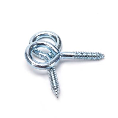 China ANSI Standard M3M4M5 INCH Measurement System Stainless Steel Self-tapping Screw Sheep Eye Hook with Galvanized Finish for sale